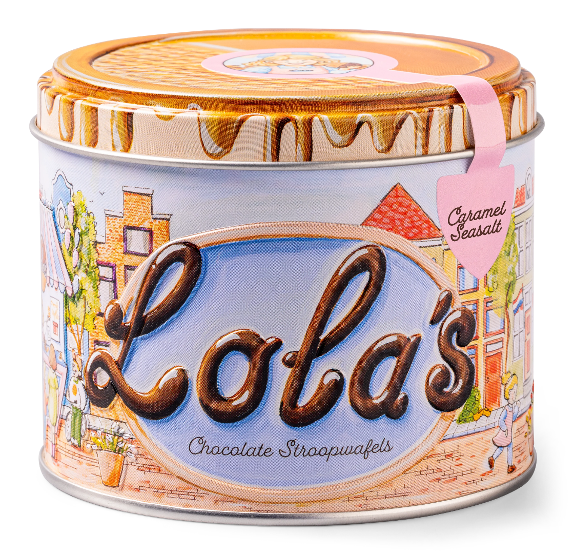 Lola's stroopwafels met Karamelchocolade